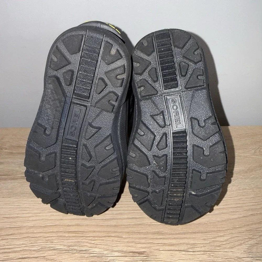 Sorel Toddler Snow Boots Boys Size 7 Blue Black Insulated Winter Boots Kids